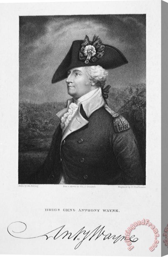 Others Anthony Wayne (1745-1796) Stretched Canvas Print / Canvas Art