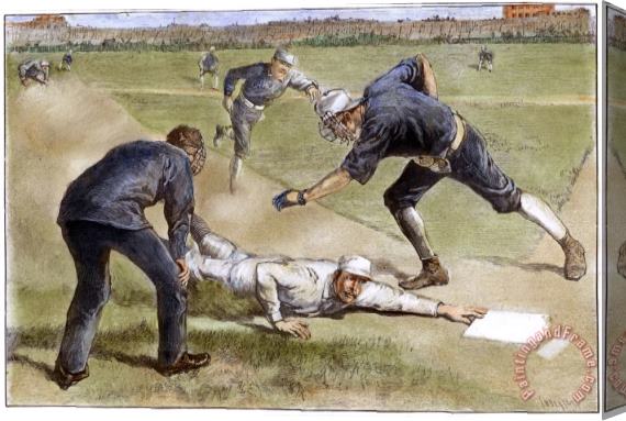 Others Baseball Game, 1885 Stretched Canvas Painting / Canvas Art