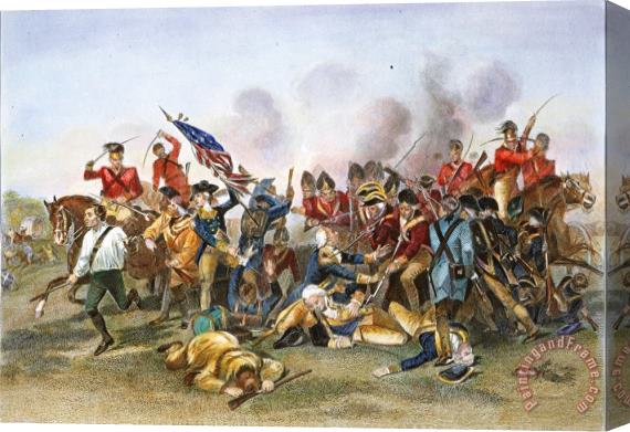 Others Battle Of Camden, 1780 Stretched Canvas Print / Canvas Art