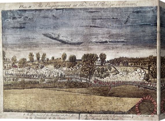 Others Battle Of Concord, 1775 Stretched Canvas Painting / Canvas Art