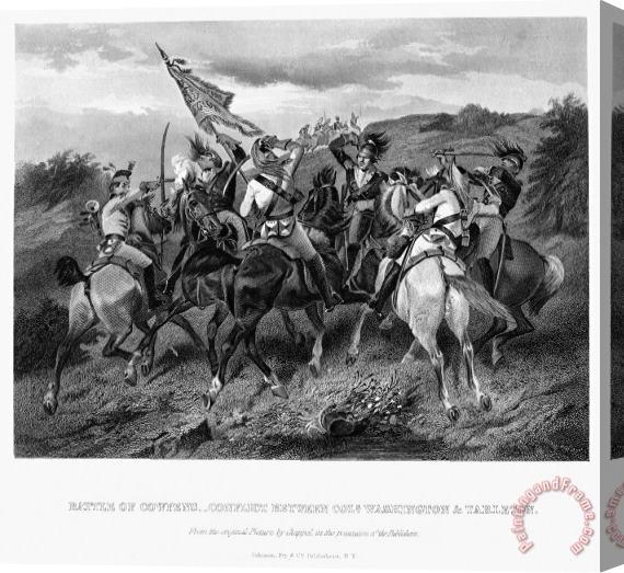 Others Battle Of Cowpens, 1781 Stretched Canvas Print / Canvas Art