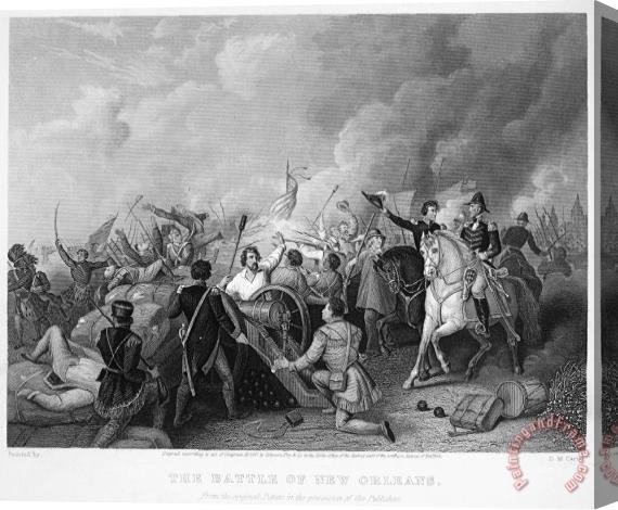 Others Battle Of New Orleans Stretched Canvas Print / Canvas Art