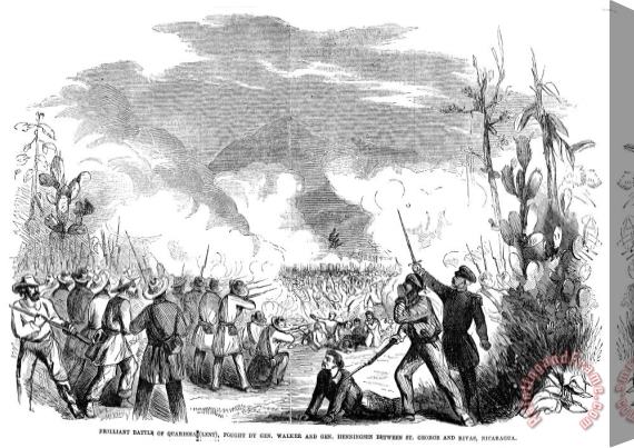 Others Battle Of Quarisma, 1857 Stretched Canvas Print / Canvas Art