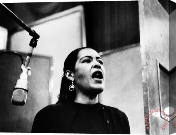 Others Billie Holiday (1915-1959) Stretched Canvas Print / Canvas Art