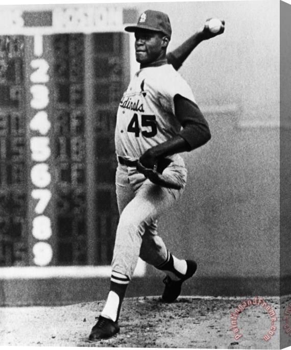 Others Bob Gibson (1935- ) Stretched Canvas Print / Canvas Art