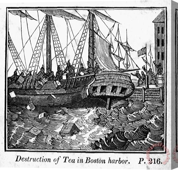 Others Boston Tea Party, 1773 Stretched Canvas Painting / Canvas Art