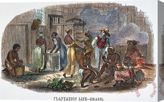 Others Brazil: Slavery, 1857 Stretched Canvas Print / Canvas Art