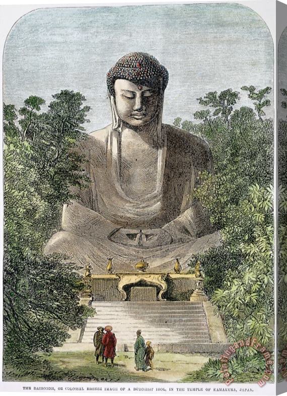 Others Buddha: Kamakura, Japan Stretched Canvas Print / Canvas Art