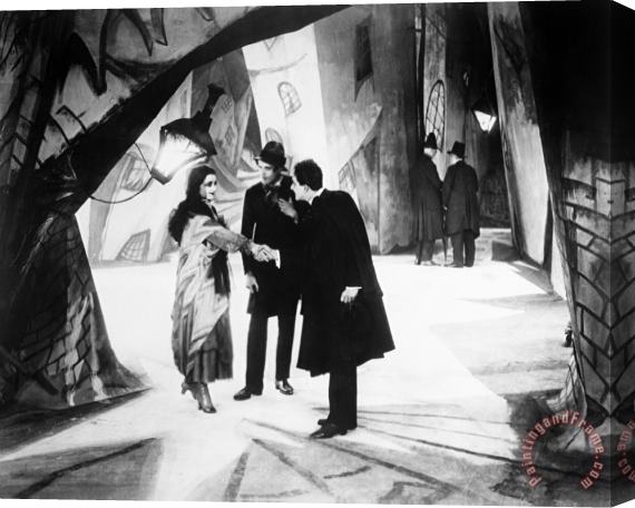 Others Cabinet Of Dr. Caligari Stretched Canvas Print / Canvas Art