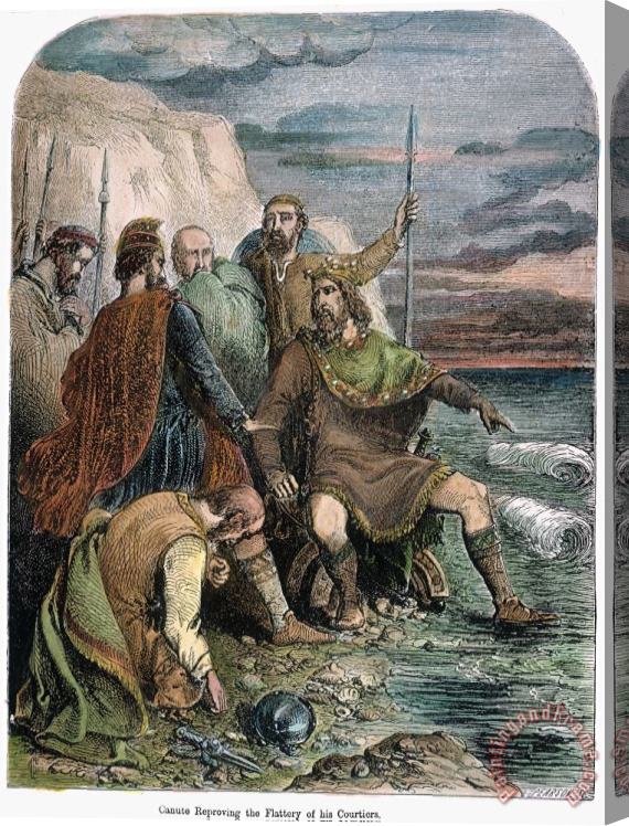 Others CANUTE I (c995-1035) Stretched Canvas Print / Canvas Art