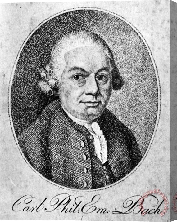 Others Carl Philipp Emanuel Bach Stretched Canvas Painting / Canvas Art
