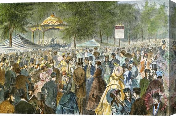 Others Central Park, Nyc, 1869 Stretched Canvas Print / Canvas Art