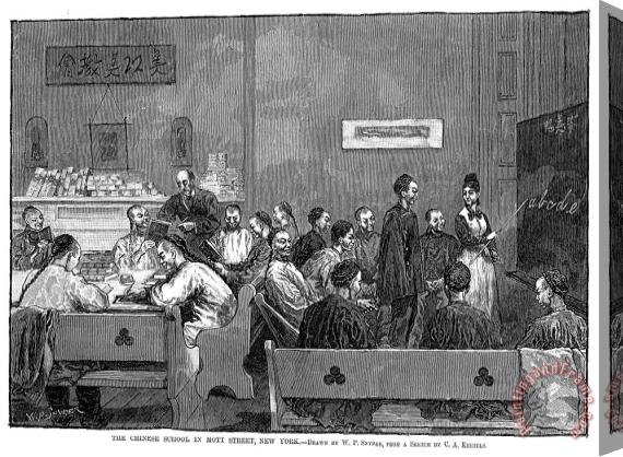 Others Chinese Immigrants, 1879 Stretched Canvas Print / Canvas Art