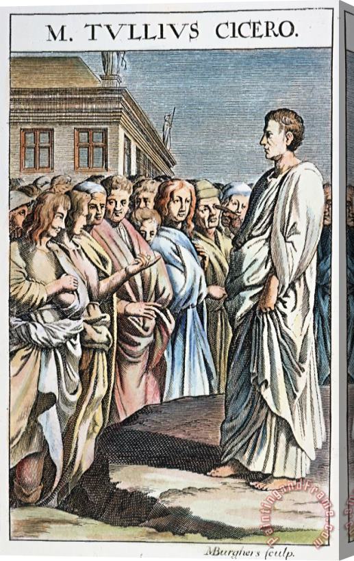 Others Cicero (106-43 B.c.) Stretched Canvas Print / Canvas Art
