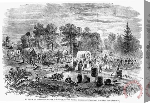 Others Civil War: Bull Run, 1861 Stretched Canvas Print / Canvas Art