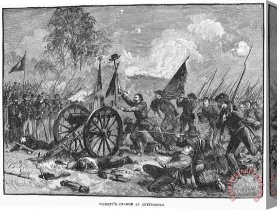 Others Civil War: Gettysburg Stretched Canvas Print / Canvas Art