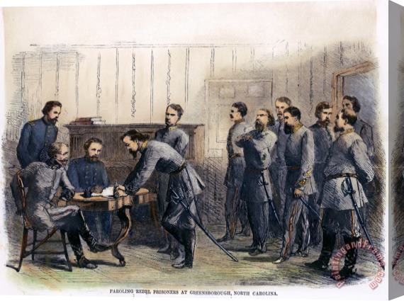 Others Civil War: Parole, 1865 Stretched Canvas Print / Canvas Art