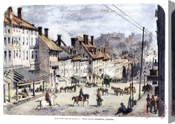 Others Civil War: Richmond, 1862 Stretched Canvas Print / Canvas Art