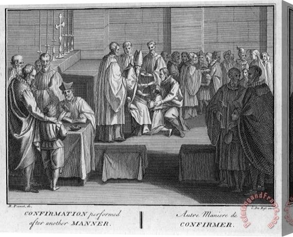 Others CONFIRMATION, 18th CENTURY Stretched Canvas Print / Canvas Art