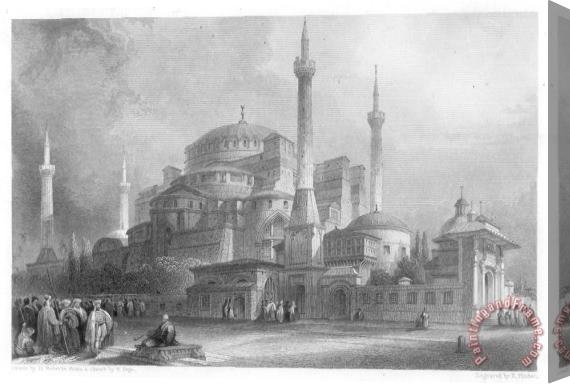 Others Constantinople: St. Sophia Stretched Canvas Print / Canvas Art