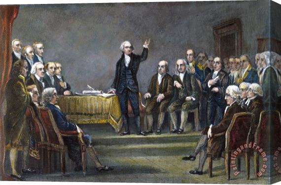 Others Constitutional Convention Stretched Canvas Print / Canvas Art