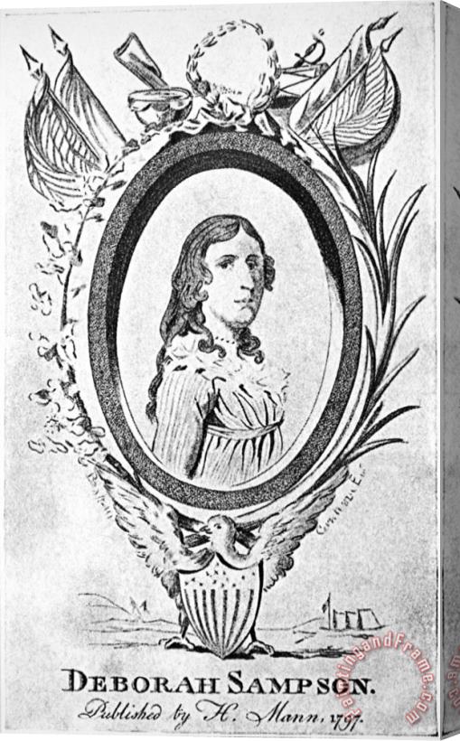 Others Deborah Sampson (1760-1827) Stretched Canvas Print / Canvas Art