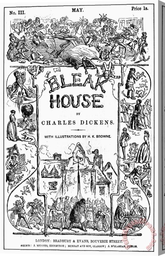 Others Dickens: Bleak House Stretched Canvas Print / Canvas Art