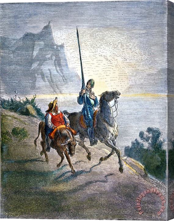 Others Don Quixote Stretched Canvas Print / Canvas Art