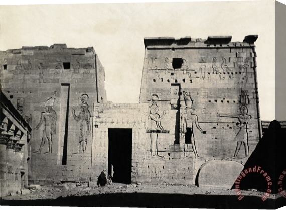 Others Egypt: Temple Of Isis Stretched Canvas Painting / Canvas Art