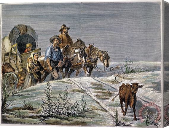 Others Emigrants, 1874 Stretched Canvas Print / Canvas Art