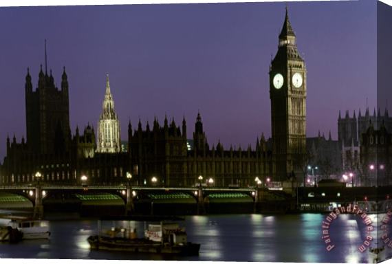 Others England: London Stretched Canvas Print / Canvas Art