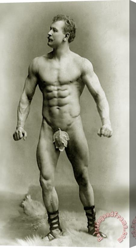 Others Eugen Sandow In Classical Ancient Greco Roman Pose Stretched Canvas Print / Canvas Art