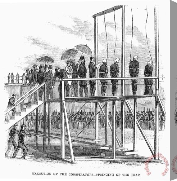 Others Execution Of Conspirators Stretched Canvas Print / Canvas Art