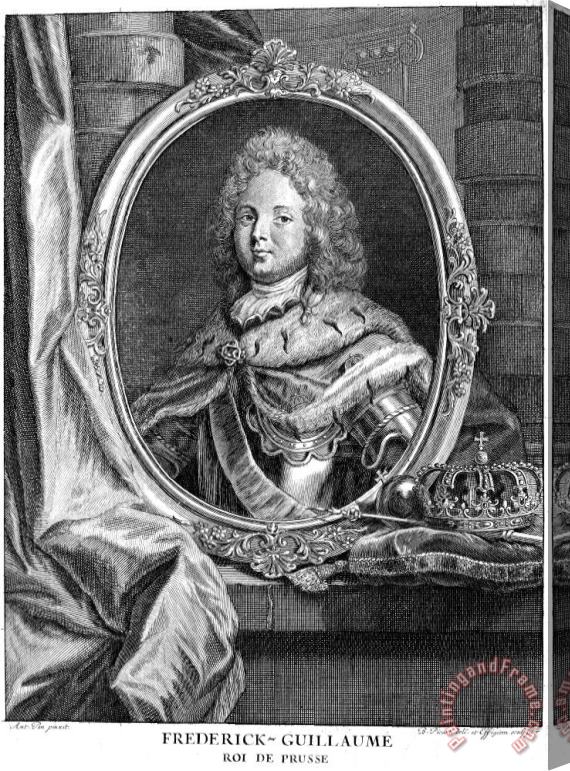 Others Frederick William I (1688-1740) Stretched Canvas Painting / Canvas Art