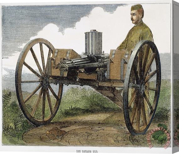 Others Gatling Gun, 1872 Stretched Canvas Painting / Canvas Art