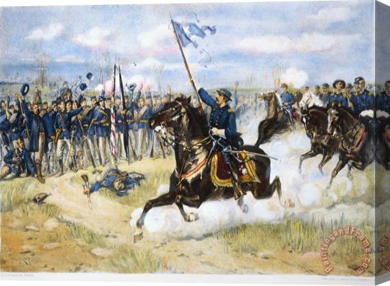 Others General Sheridans Ride Stretched Canvas Print / Canvas Art