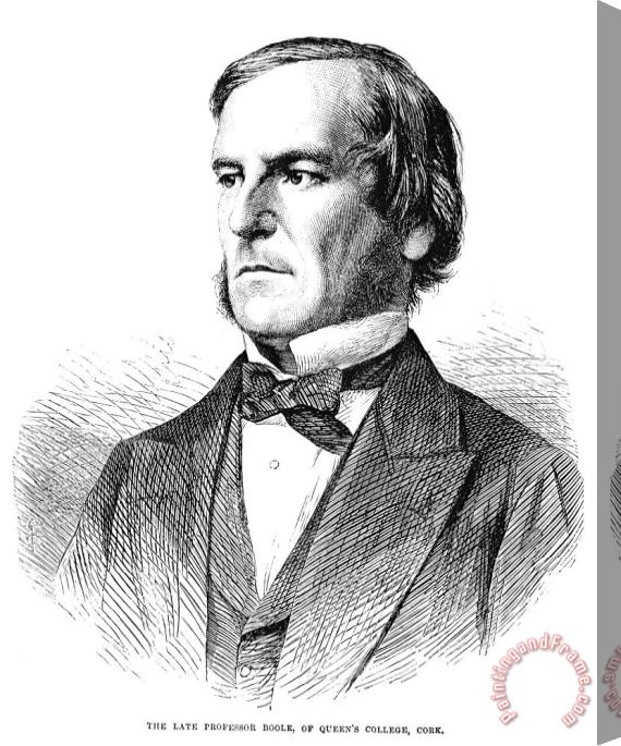 Others George Boole (1815-1864) Stretched Canvas Print / Canvas Art