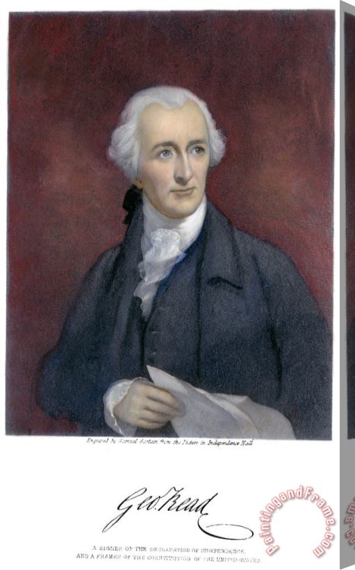 Others George Read (1733-1798) Stretched Canvas Print / Canvas Art