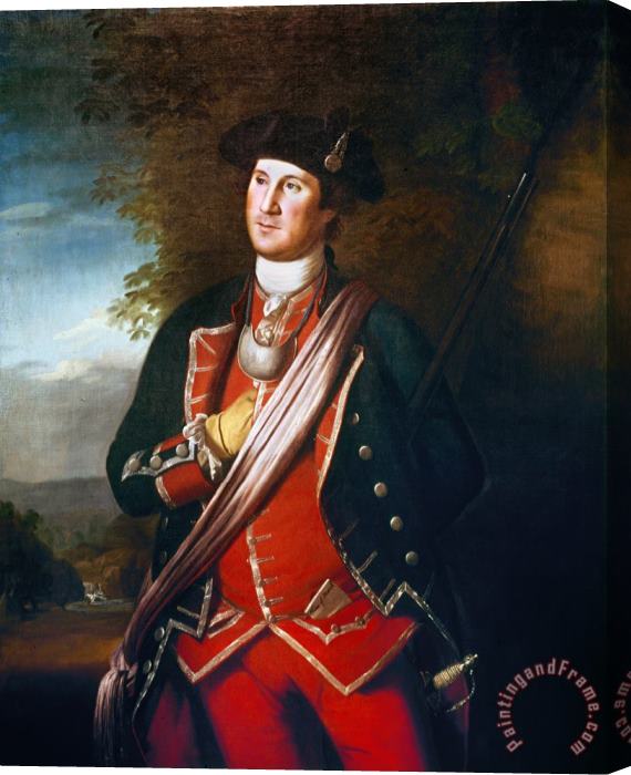 Others George Washington Stretched Canvas Print / Canvas Art