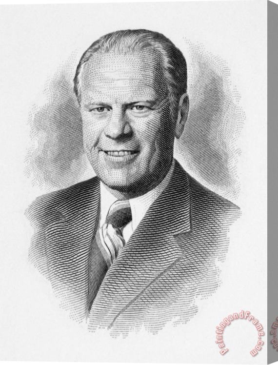 Others Gerald Ford (1913-2006) Stretched Canvas Print / Canvas Art