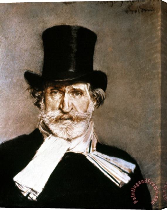 Others Giuseppe Verdi (1813-1901) Stretched Canvas Painting / Canvas Art