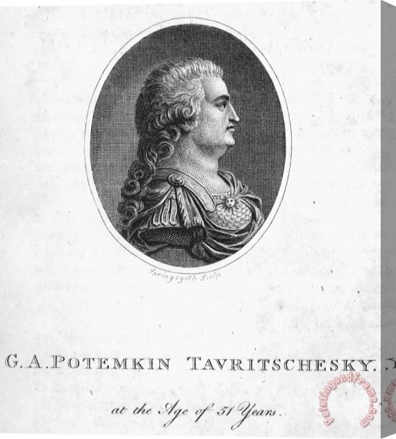 Others Grigori Potemkin (1739-1791) Stretched Canvas Print / Canvas Art