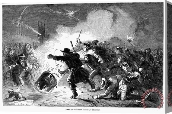 Others Guy Fawkes Day, 1853 Stretched Canvas Painting / Canvas Art
