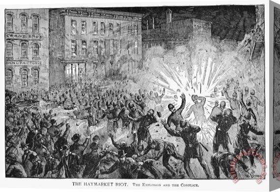 Others Haymarket Riot, 1886 Stretched Canvas Print / Canvas Art