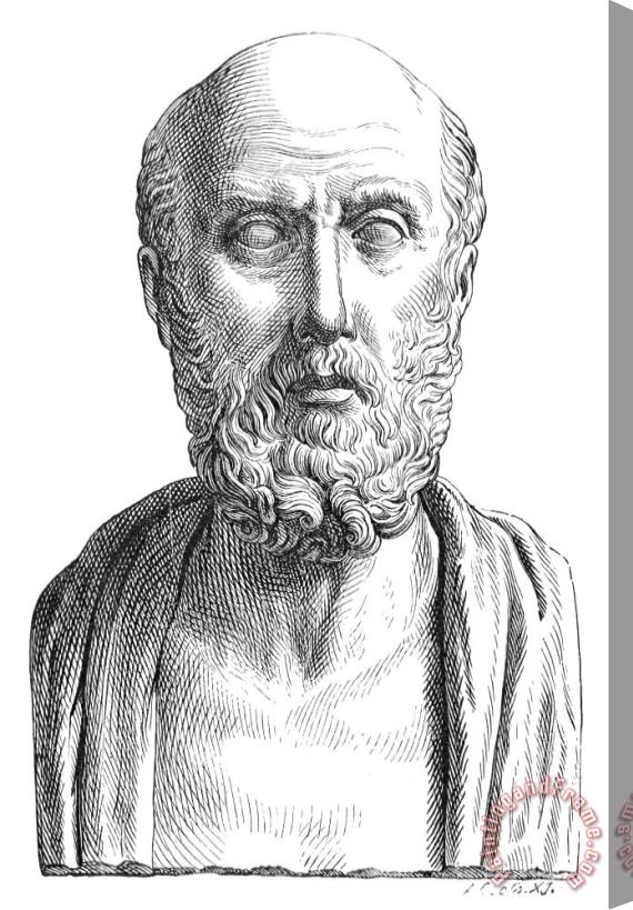Others Hippocrates (460-377 Bc) Stretched Canvas Print / Canvas Art