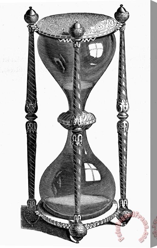 Others HOURGLASS, 19th CENTURY Stretched Canvas Painting / Canvas Art