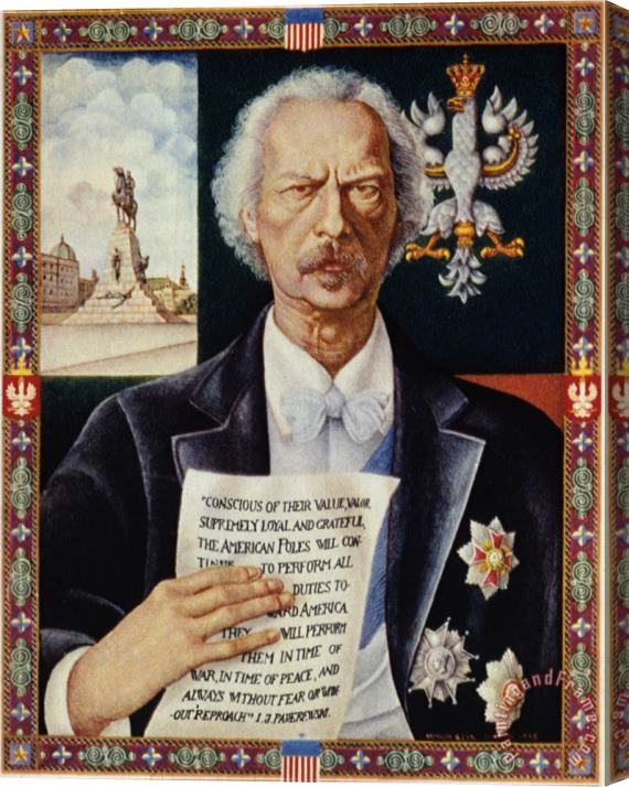Others Ignace Jan Paderewski Stretched Canvas Painting / Canvas Art