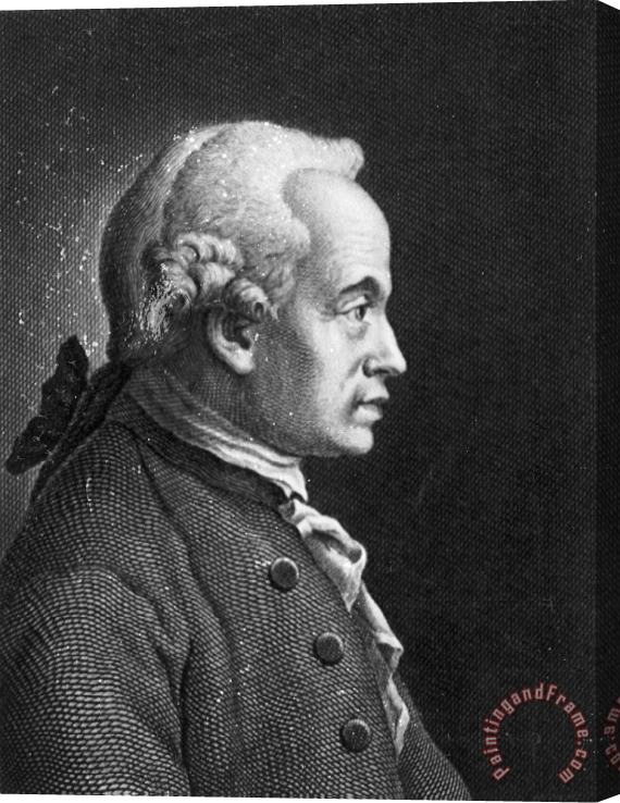 Others Immanuel Kant (1724-1804) Stretched Canvas Painting / Canvas Art