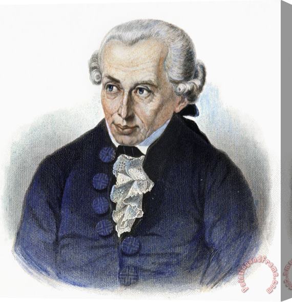 Others Immanuel Kant (1724-1804) Stretched Canvas Print / Canvas Art