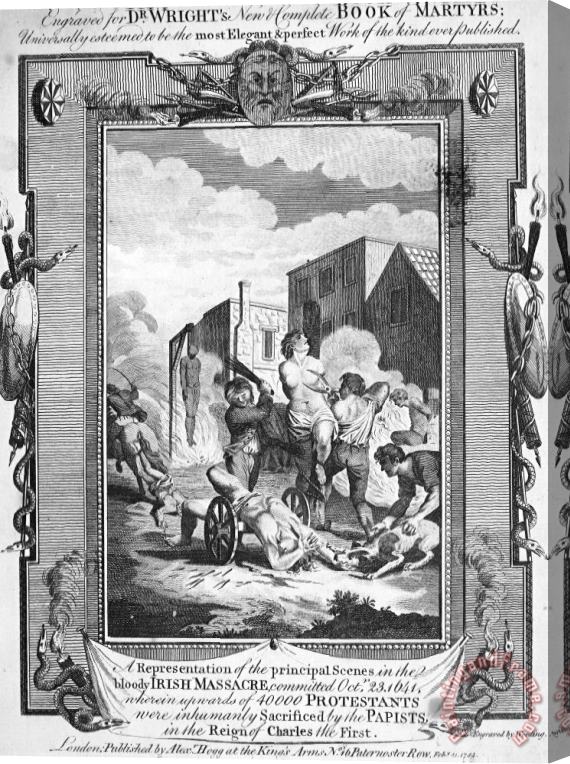 Others Irish Massacre, 1641 Stretched Canvas Painting / Canvas Art